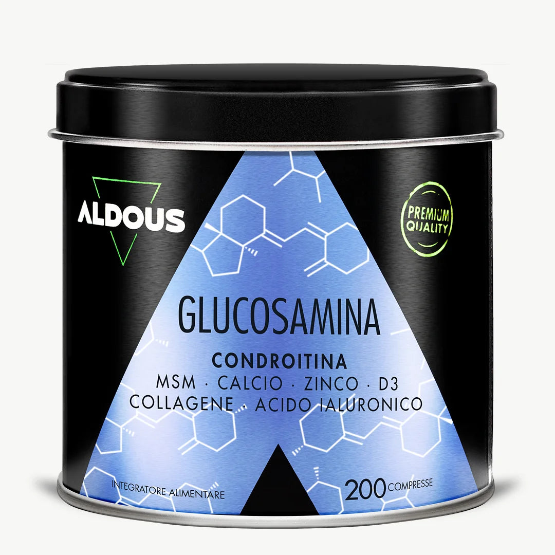 Glucosamina con condroitina, MSM, vitamine e minerali