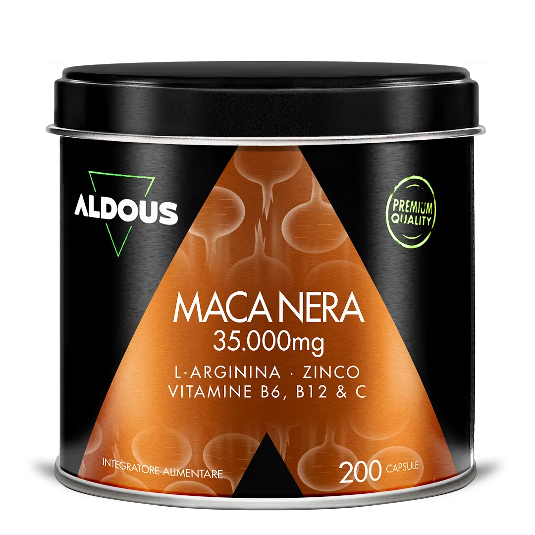 Maca nera con L-Arginina, Zinco e Vitamine