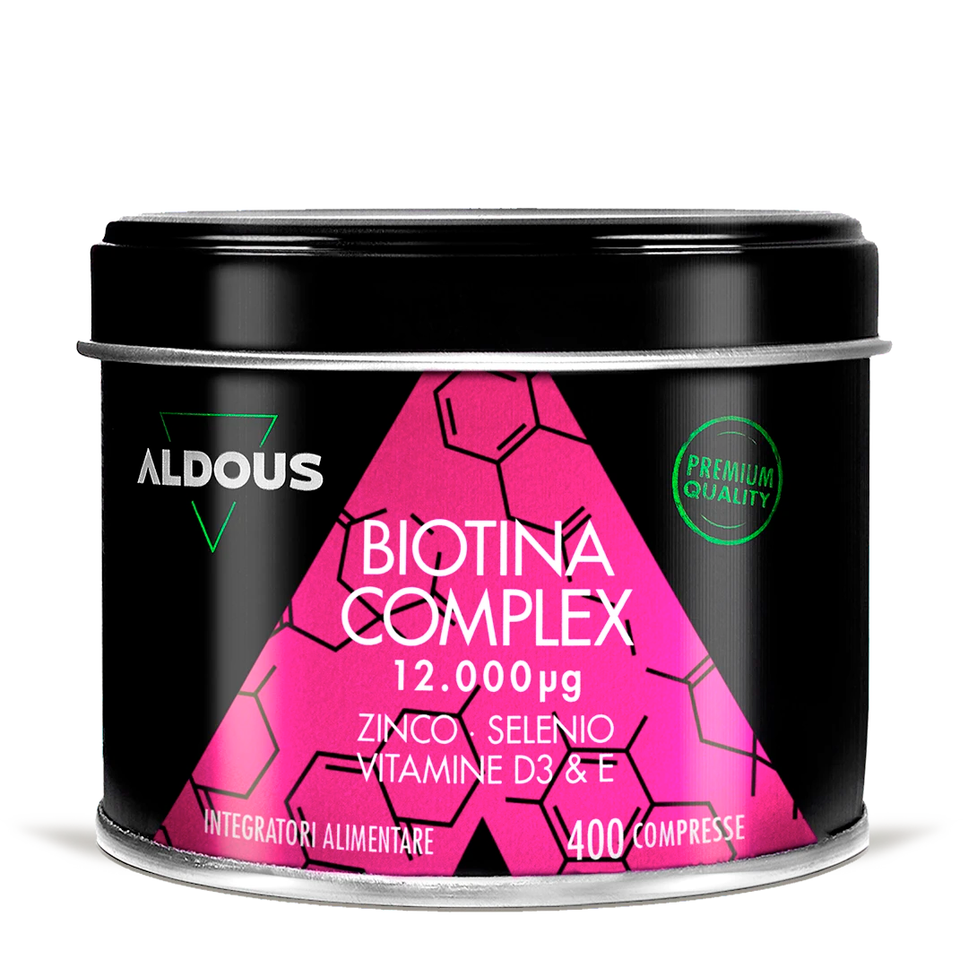 Biotina con Zinco, Selenio, Vitamina D3 e Vitamina E