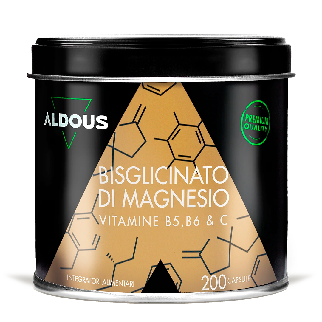 Bisglicinato di Magnesio con Vitamina B5, B6 e C