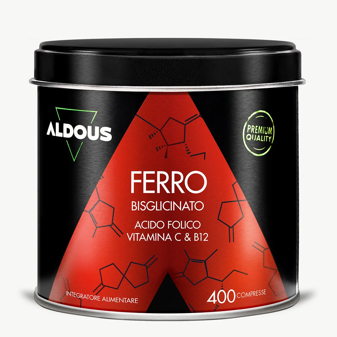 Bisglicinato di Ferro con Vitamina C, Acido Folico e B12