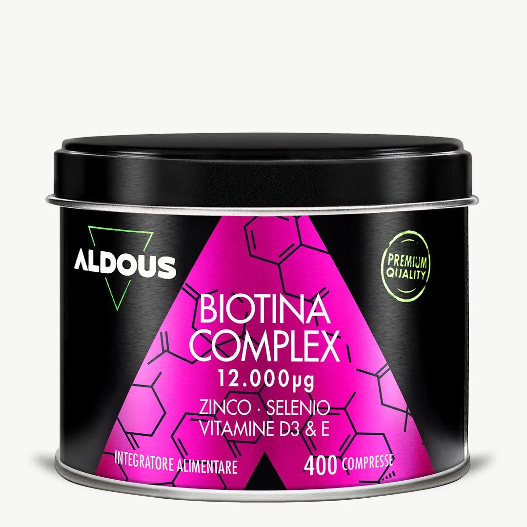 Biotina con Zinco, Selenio, Vitamina D3 e Vitamina E