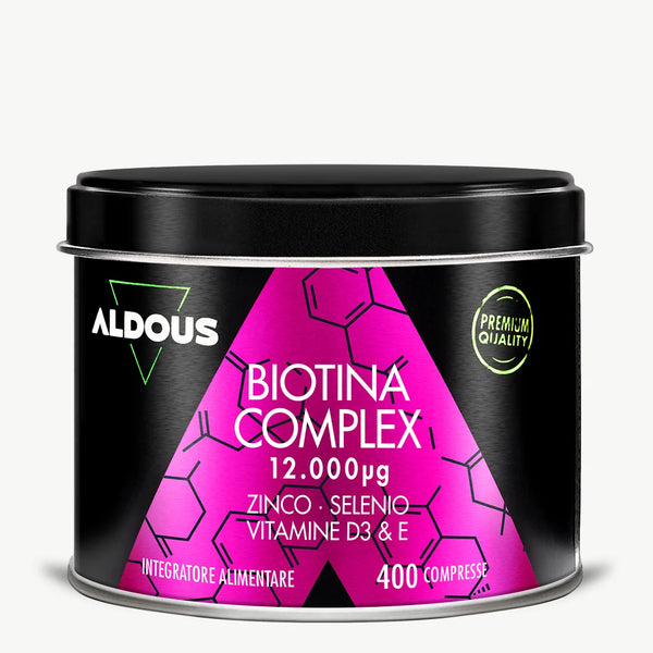 Biotina con Zinco, Selenio, Vitamina D3 e Vitamina E