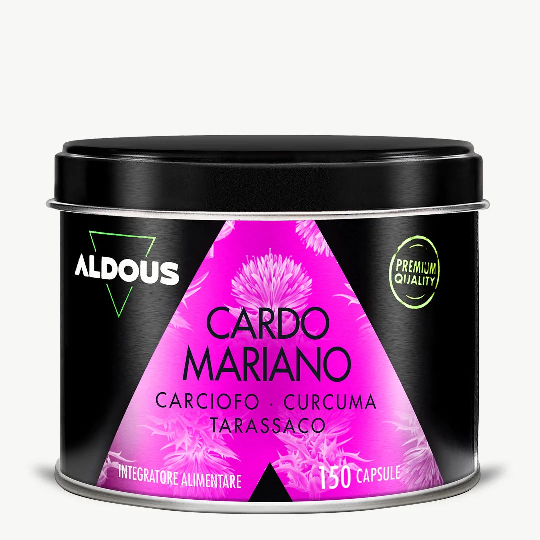 Cardo Mariano con Carciofo, Curcuma, Tarassaco e Desmodio