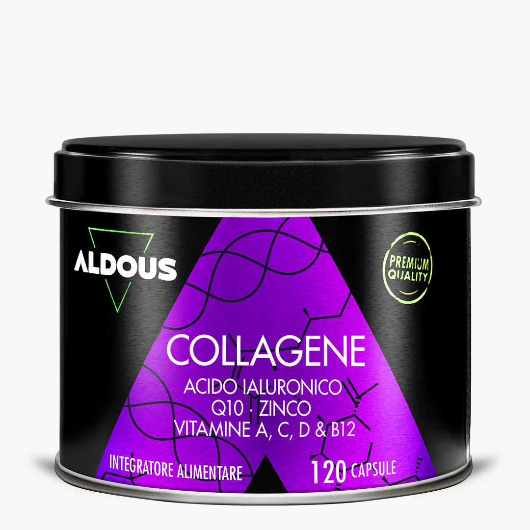 Collagene Idrolizzato con Acido Ialuronico, Coenzima Q10, Zinco e Vitamine