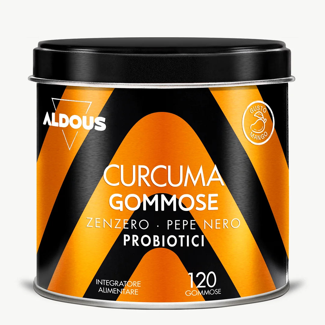 Curcuma in caramelle gommose