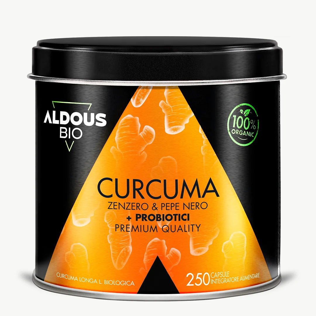 Curcuma Biologica con Zenzero, Pepe Nero e Probiotici