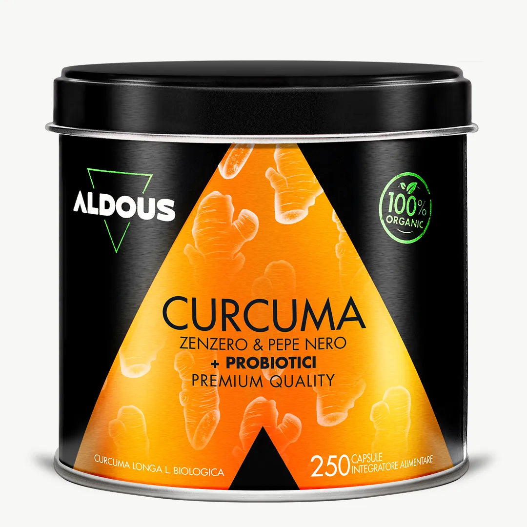 Curcuma Biologica con Zenzero, Pepe Nero e Probiotici