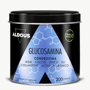Glucosamina con condroitina, MSM, vitamine e minerali