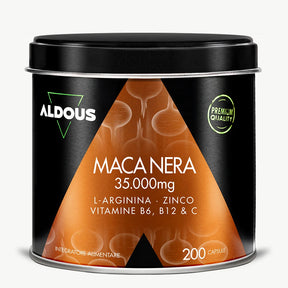 Maca Nera con L-Arginina, Zinco e Vitamine