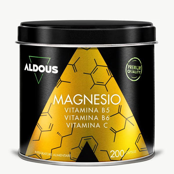 Citrato di Magnesio con Vitamina C, B5 e B6