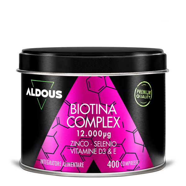 Biotina con Zinco, Selenio, Vitamina D3 e Vitamina E