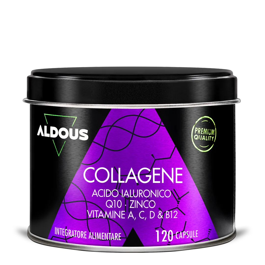 Collagene Idrolizzato con Acido Ialuronico, Coenzima Q10, Zinco e Vitamine