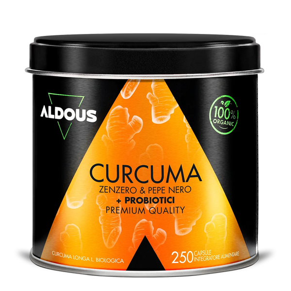 Curcuma Biologica con Zenzero, Pepe Nero e Probiotici