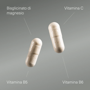 Bisglicinato di Magnesio con Vitamina B5, B6 e C