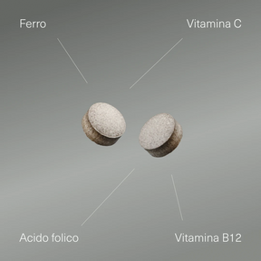 Bisglicinato di Ferro con Vitamina C, Acido Folico e B12