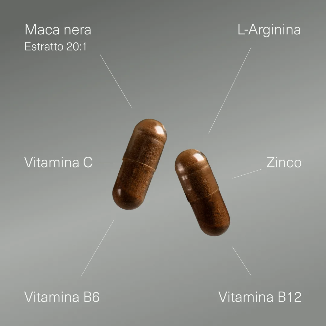 Maca Nera con L-Arginina, Zinco e Vitamine