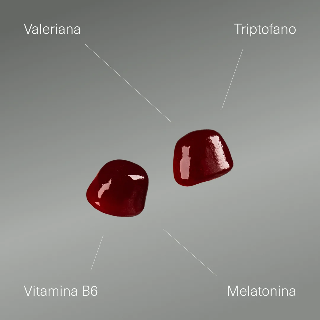 Melatonina in caramelle gommose