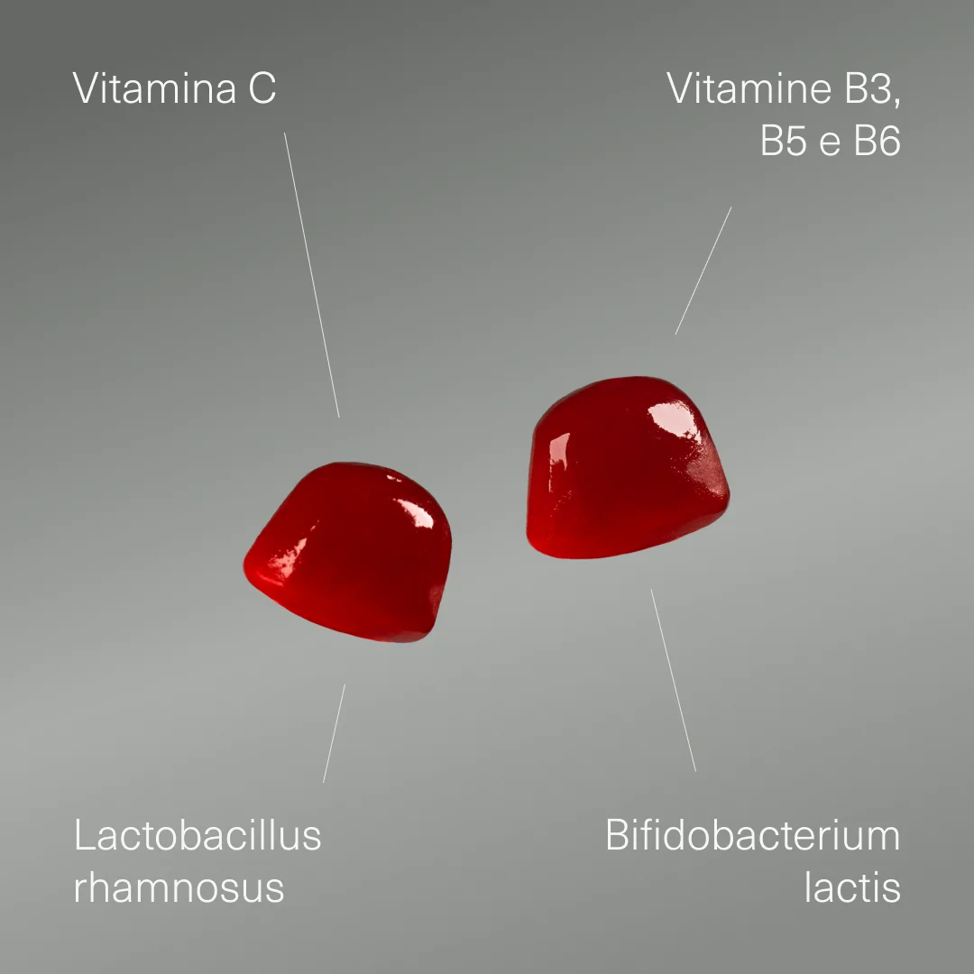 Probiotici con Vitamine Gummies