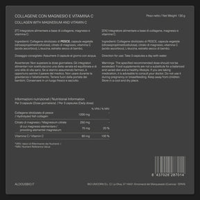 Collagene Marino Idrolizzato con Magnesio e Vitamina C