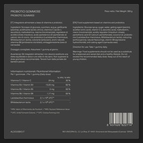 Probiotici con Vitamine Gummies