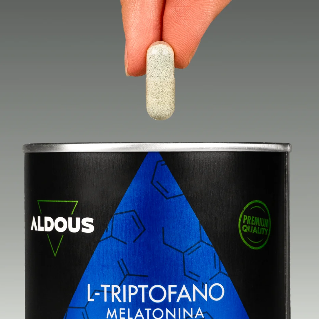 Triptofano con Melatonina, Magnesio, Spirulina e Vitamine