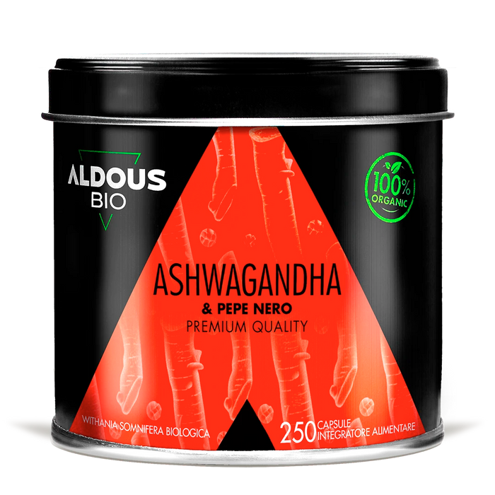 Ashwagandha con Pepe Nero Biologico