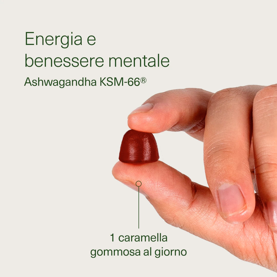 Ashwagandha in caramelle gommose