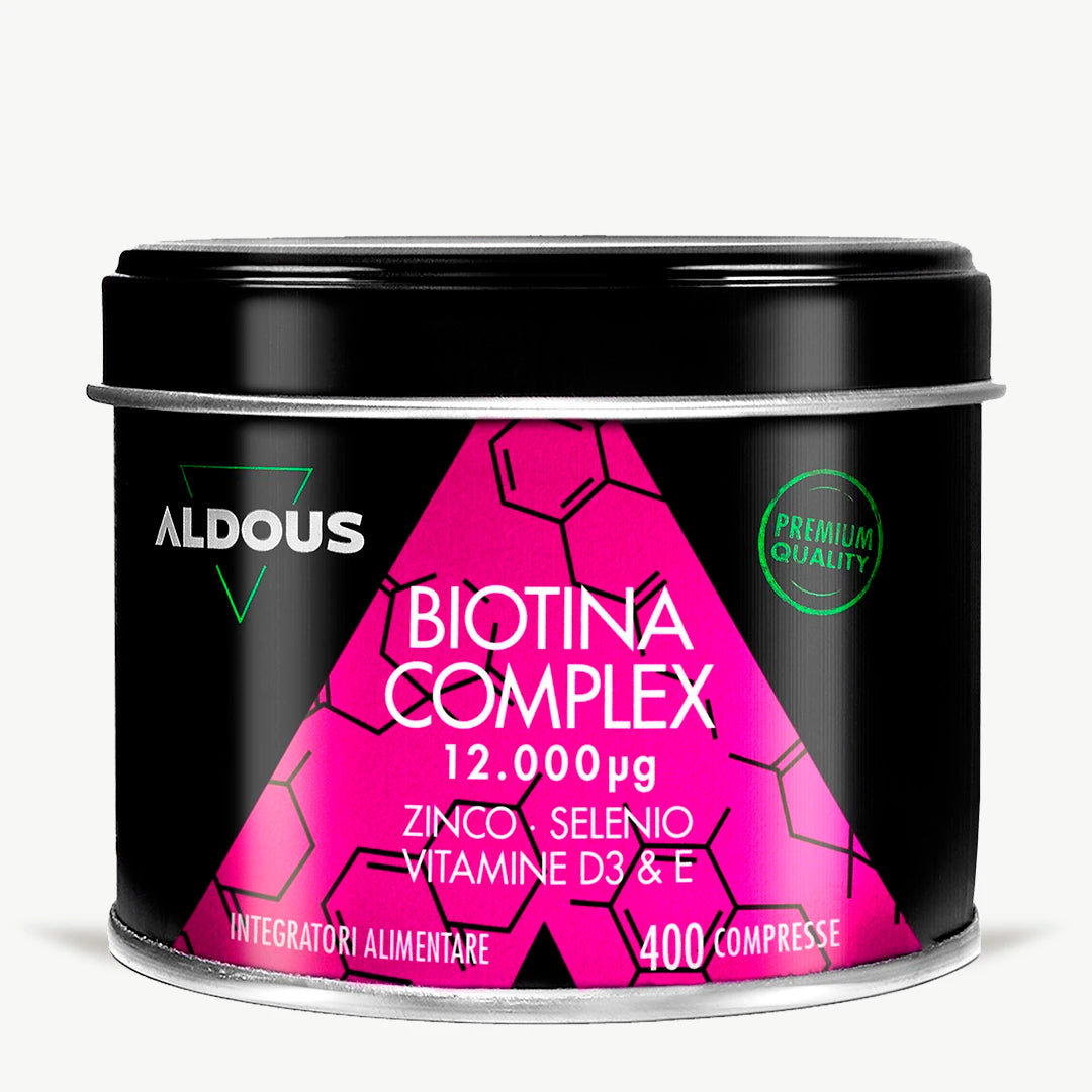 Biotina con Zinco, Selenio, Vitamina D3 e Vitamina E