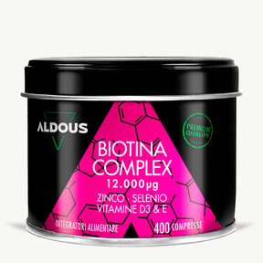 Biotina con Zinco, Selenio, Vitamina D3 e Vitamina E