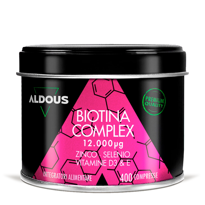 Biotina con Zinco, Selenio, Vitamina D3 e Vitamina E