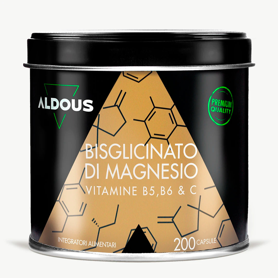 Bisglicinato di Magnesio con Vitamina B5, B6 e C