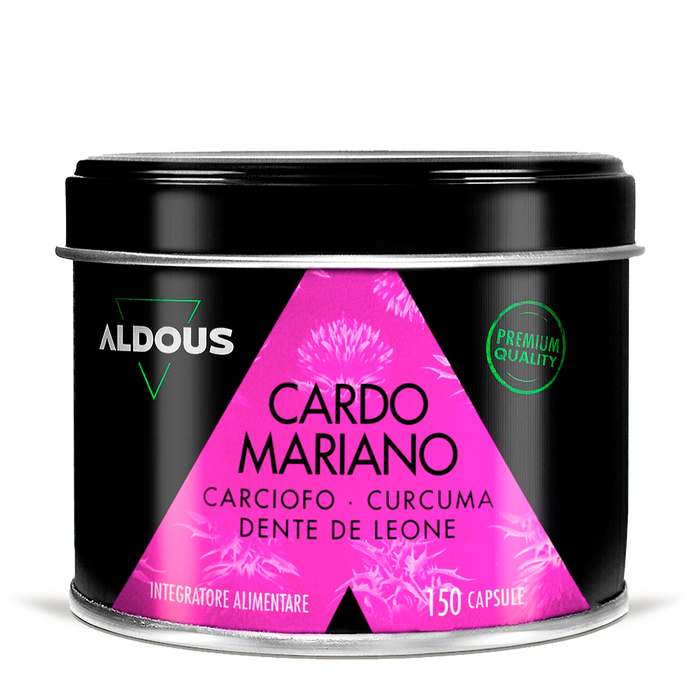 Cardo Mariano con Carciofo, Curcuma, Tarassaco e Desmodio