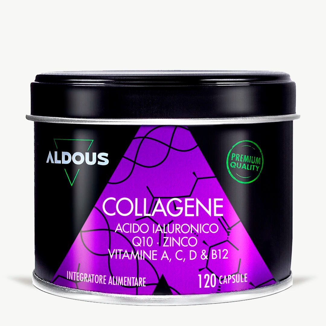 Collagene Idrolizzato con Acido Ialuronico, Coenzima Q10, Zinco e Vitamine