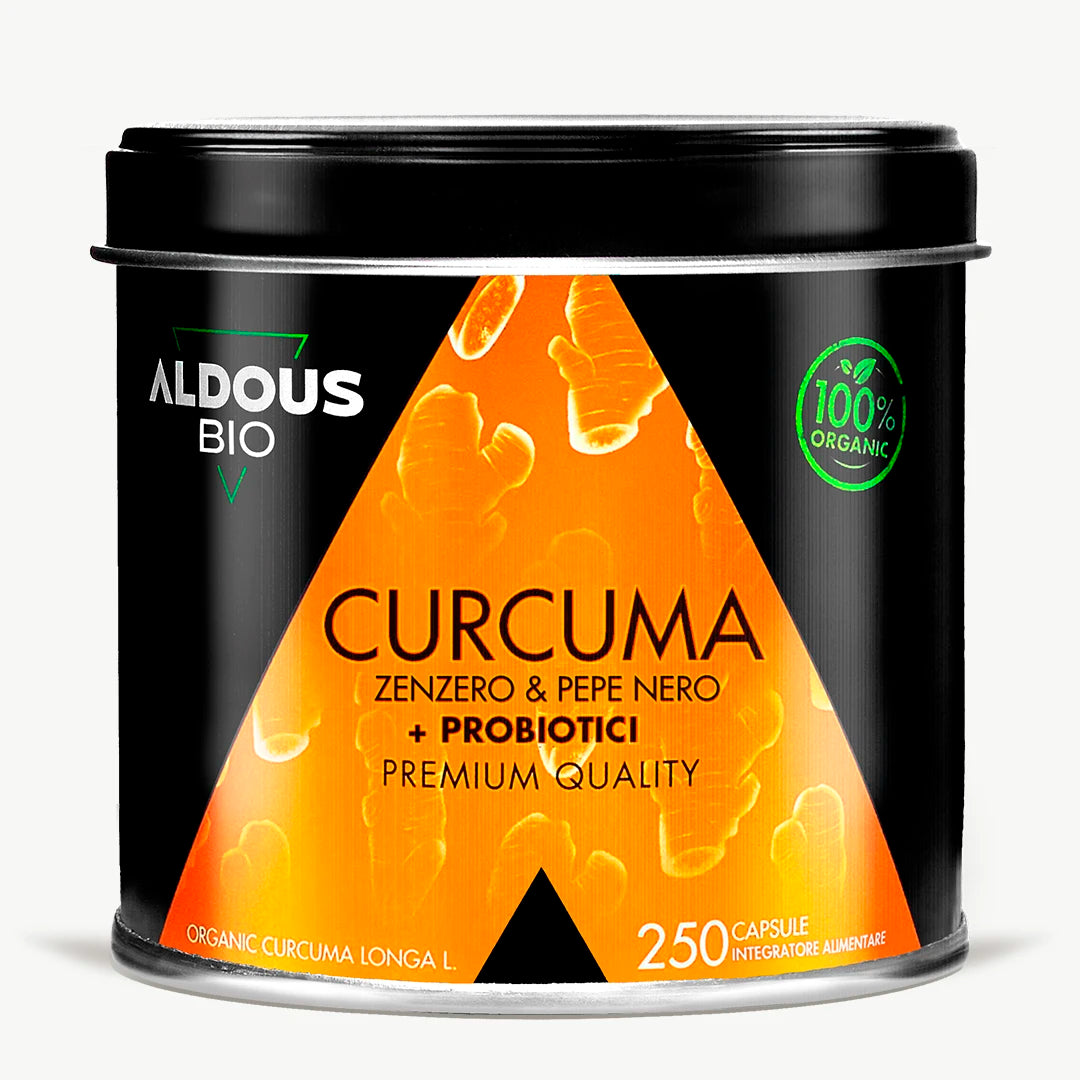 Curcuma Biologica con Zenzero, Pepe Nero e Probiotici