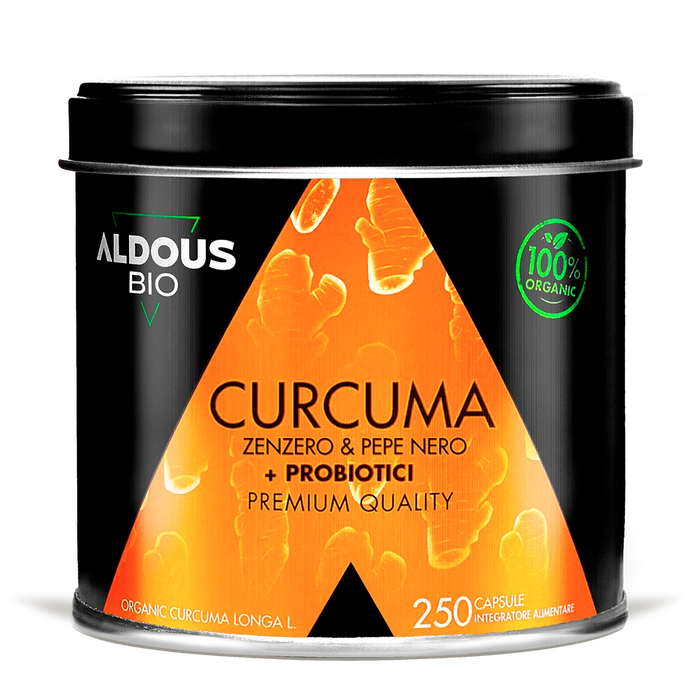 Curcuma Biologica con Zenzero, Pepe Nero e Probiotici