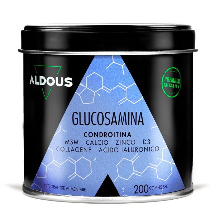 Glucosamina con condroitina, MSM, vitamine e minerali