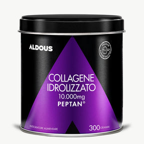 Confezione di collagene idrolizzato in polvere di Aldous. 300 grammi. Gusto n...