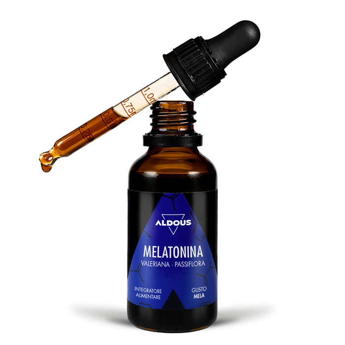 Melatonina in gocce con valeriana e passiflora