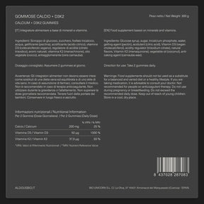 Vitamina D3K2 + Calcio Gummies