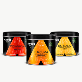 Pack Ashwagandha KSM-66 ® + Curcuma Biologica + Maca Biologica
