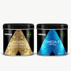 Pack Bisglicinato di Magnesio con Vitamine + Omega 3