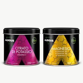 Pack Potassio con Vitamima C + Citrato di Magnesio con Vitamine