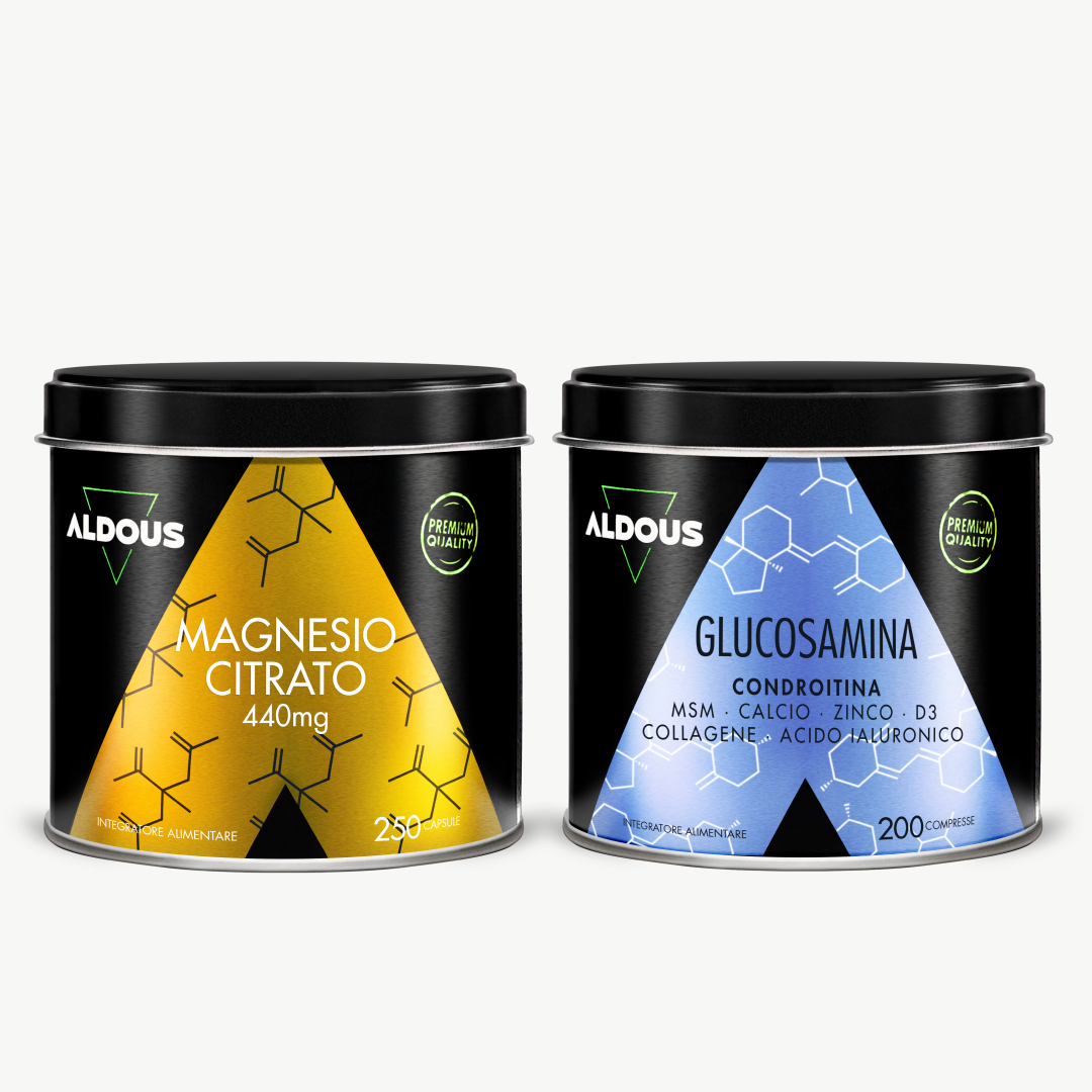 Pack Citrato di Magnesio Puro + Glucosamina