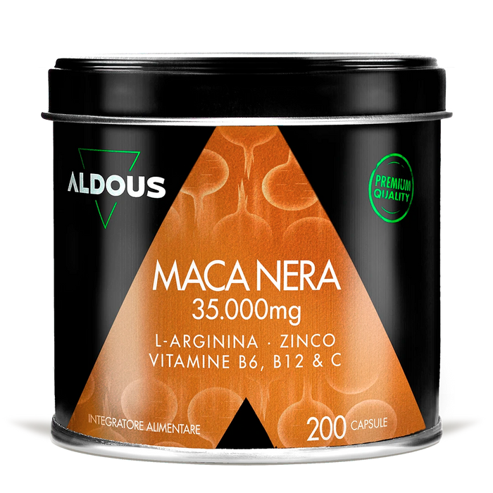 Maca Nera con L-Arginina, Zinco e Vitamine