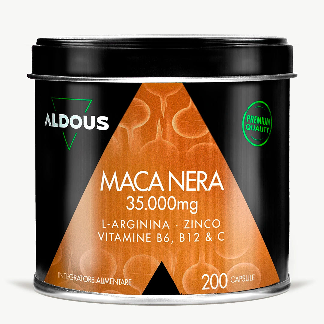 Maca Nera con L-Arginina, Zinco e Vitamine