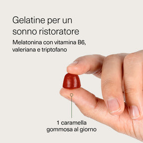 Melatonina in caramelle gommose